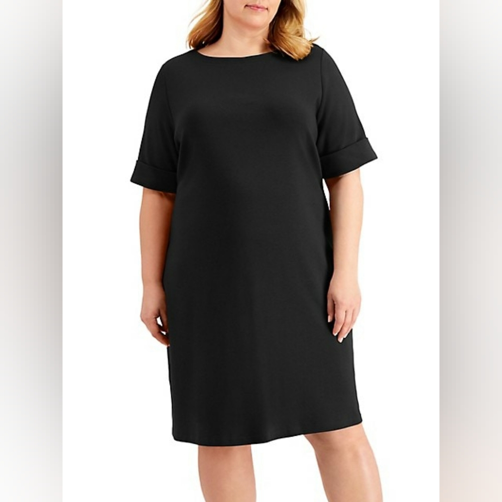 Karen Scott 3X Boatneck Shirtdress